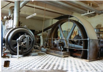 Ehemalige Dampfmaschine d. Fa. Buddenberg, Beverungen